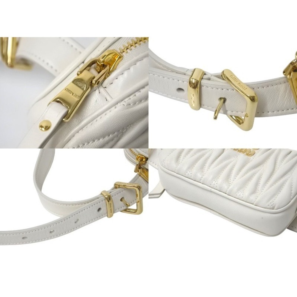 Miu Miu Matelasse shoulder bag handbag white - Picture 5 of 8